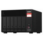 QNAP|キューナップ 8コア 2.5GbE NAS M.2 SATA/ NVMe SSDキャッシング PCIe拡張 4K HDMIディスプレイ対応 6ベイタワー型NAS TVS-675 返品種別B