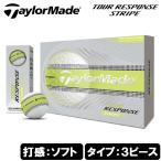  TaylorMade TOUR RESPONSE STRIPE Tour отклик полоса 2026 год модели мяч для гольфа 1 дюжина 12 лампочка ввод ( желтый ) возвращенный товар вид другой A