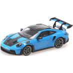 ミニチャンプス 1/ 43 ポルシェ 911 (992) GT3RS 2024 ブルー/ ダークシルバーホイール(410062107)ミニカー 返品種別B
