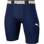 ショッピングタイツ プーマ ジュニア コンプレッション ショートタイツ(ピーコート/ プーマホワイト・サイズ：160)  返品種別A