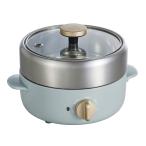 ブルーノ コンパクトマルチグリルポット ブルーグリーン BRUNO BOE115-BGR 返品種別A