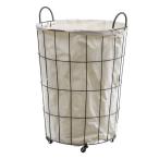 株式会社ちどり産業 ランドリーバスケット 丸型 キャスター付 洗濯用品 51-06 返品種別A