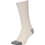 ユニワールド 締め付けを嫌う男の靴下 指付 4足組(キナリ・サイズ：24.5〜27.0cm) 返品種別A