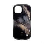 Hamee iPhone 15用 ハイブリッドケース iFace Marble(アッシュブラック) 41-960479 返品種別A