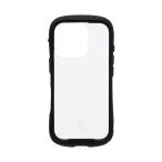 Hamee iPhone 16 Pro用 強化ガラスクリアケース iFace Reflection Frost(ブラック) 41-979976 返品種別A