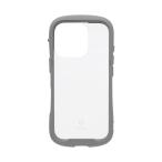 Hamee iPhone 16 Pro用 強化ガラスクリアケース iFace Reflection Frost(グレー) 41-979983 返品種別A