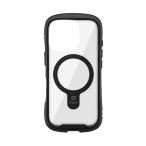 ショッピングreflection Hamee iPhone 16 Pro用 MagSynq強化ガラスクリアケース iFace Reflection(ブラック) 41-980064 返品種別A