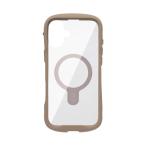 Hamee iPhone 16 Plus用 MagSynq強化ガラスクリアケース iFace Reflection(ベージュ) 41-980132 返品種別A
