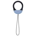 Hamee カラビナリングストラップ iFACE FIRST CLASS(くすみブルー) 41-985823 返品種別A