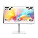 ショッピング購入 MSI 23.8型 液晶ディスプレイ(フルHD/ ノングレア/ 1ms(MPRT)/ 100Hz/ HDMI/ USB Type-C ホワイト Business ＆ Productivity Monitor MODERN-MD2412PW 返品種別A