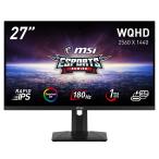 ショッピング購入 MSI 27型 ゲーミング液晶ディスプレイ (WQHD/  RAPID IPS/ ノングレア/ 1ms(GTG)/ 180Hz/ HDMI/ DisplayPort) MAGシリーズ MAG-274QRF-QD-E2 返品種別A