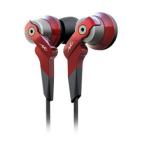 ラディウス ハイレゾ対応カナルイヤホン(レッド) radius HP-NHR21R 返品種別A