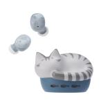 ラディウス 完全ワイヤレス Bluetoothイヤホン(サバトラ) radius NEKO HP-C28BTS 返品種別A