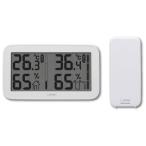 ドリテック コードレス温湿度計本体+子機1台 dretec コードレス温湿度計 O-419WT 返品種別A