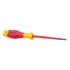 SIGNET 絶縁マイナスドライバー0.5×3(先端厚さ0.5×サイズ3mm) シグネット E30205 返品種別B