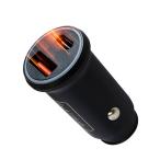 KEIYO スマートタグ搭載 シガーソケット充電器36W PD対応 AN-S158PDK 返品種別A