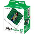 富士フイルム インスタントカラーフィルム「instax SQUARE」ホワイト(10枚入×2) INSTAXSQUAREWW2 返品種別A