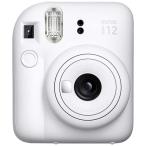 ショッピングカメラ 富士フイルム instax mini12 チェキ(クレイホワイト) INS_MINI12_WHITE 返品種別A