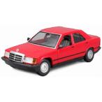 ブラゴ 1/ 24 メルセデス ベンツ 190 E 1987 レッド(BUR21103R)ミニカー 返品種別B