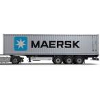 ソリド 1/ 24 マースク コンテナトレーラー (グレー)(S2400505)ミニカー 返品種別B