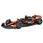 ブラゴ 1/ 43 マクラーレン F1 チーム MCL38 マイアミGP 2024 No4 ドライバー付 クリアケース(BUR38215NMIA)ミニカー 返品種別B