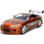 Jada Toys 1/ 24 F＆F トヨタ スープラ (ブライアン) ブラッシュ仕上げ(ワイルドスピード)(JADA37703)ミニカー 返品種別B
