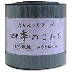 NBK むら織縁 畳へりテープ(みなとねずみ)約7.8cm×10m巻 HER305 返品種別B