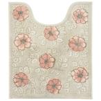 オカ フローリア トイレマット 約75×63cm(ベージュ) オカ3032536 返品種別A