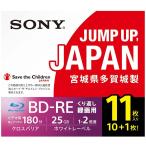 ソニー 2倍速対応BD-RE 11枚パック25GB ホワイトプリンタブル SONY 11BNE1VSPS2 返品種別A