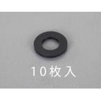 エスコ M4/ 4.3×12×1.0mm 平ワッシャー(TPR製/ 黒/ 10枚) ESCO EA949ZB-43 返品種別B