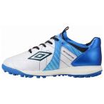 アンブロ ジュニア サッカー・フットサル トレーニングシューズ アクセレイター TR JR WIDE(S.WHITE/ BLUE/ BLACK・サイズ：22.5cm)  返品種別A