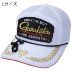 がまかつ オールメッシュキャップ ワッペン Lサイズ(ホワイト) /お届け:1〜2週間/ 返品種別A