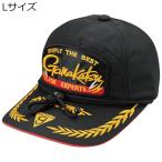 がまかつ ワッペンキャップ がま鮎 Lサイズ(ブラック) ／お届け：1〜2週間／ 返品種別A