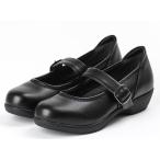 Lady worker(レディワーカー) ベルト付き バレエパンプス(ブラック・サイズ：23.0cm)  返品種別A