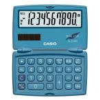  Casio калькулятор 10 колонка ( elegant blue ) CASIO красочный калькулятор складной блокнот модель SL-C100C-BU возвращенный товар вид другой A