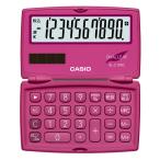  Casio калькулятор 10 колонка ( vivid розовый ) CASIO красочный калькулятор складной блокнот модель SL-C100C-RD возвращенный товар вид другой A