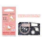  Casio лента картридж (12mm ширина / Sanrio герой лента / Hello Kitty ) CASIO NAME LAND( имя Land ) XR-12SAKT1 возвращенный товар вид другой A