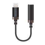  Elecom Lightning-φ3.5mm стерео Mini Jack изменение кабель ( высокая прочность ) 10cm( черный ) MPA-L35S01BK возвращенный товар вид другой A