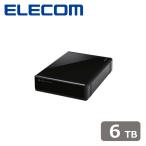 エレコム|ELECOM SeeQVault対応 USB3.2(Gen1)/ USB3.1(Gen1)/ USB3.0/ 2.0 外付けハードディスク 6TB ELD-QEN2シリーズ ELD-QEN2060UBK 返品種別B