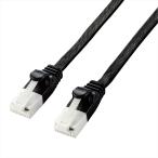  Elecom LAN кабель CAT6A коготь поломка предотвращение Flat 7.0m( черный ) LD-GFAT/ BK70 возвращенный товар вид другой A