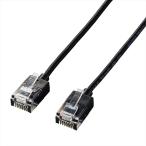  Elecom LAN кабель CAT6A super тонкий 1.0m( черный ) LD-GPASS/ BK1 возвращенный товар вид другой A