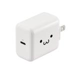 エレコム USB Type-C 充電器 PD対応 20W タイプC ×1 ACアダプター コンセント(ホワイトフェイス) MPA-ACCP17WF 返品種別A