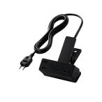 エレコム 電源タップ 延長コード USB付き タップ 2.5m クリップ式 雷ガード ほこり防止シャッター USBポートキャップ付(ブラック) T-U05-3225BK 返品種別A