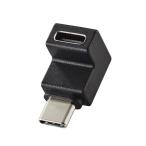  Elecom USB-C L знак изменение адаптер длина направление < USB Type-C порт - Type-C штекер > PD 60W внезапный скорость зарядка 10Gbps высокая скорость данные пересылка ( черный )AD-CFCML02BK возвращенный товар вид другой A