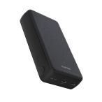 エレコム モバイルバッテリー 20000mAh 入出力(Type-C×1) 出力(Type-C×1) ケーブル付属(ブラック) DE-C52-20000BK 返品種別A