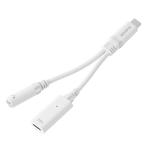  Elecom модель C разъём джек изменение < USB-C to 3.5mm стерео Mini Jack > DAC установка PD соответствует USB зарядка порт есть ( белый ) MPA-C35DPDSMWH возвращенный товар вид другой A