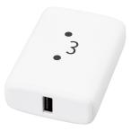  Elecom мобильный аккумулятор 10000mAh вход/выход ( USB Type-C ×1) мощность ( USB-A ×1) 2 шт. одновременно зарядка возможно PSE согласовано DE-C69L-10000WF возвращенный товар вид другой A