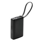  Elecom кабель в одном корпусе мобильный аккумулятор 10000mAh(30W* черный ) DE-C71L-10000BK возвращенный товар вид другой A