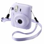 Elecom instax( Cheki )mini серии для ремешок на шею / лиловый IC-STSDM12PU возвращенный товар вид другой A