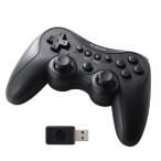  Elecom ELECOM GAMING беспроводной стандартный игра накладка PC для беспроводной 2.4GHz Windows11/ 10 соответствует XInput DirectInput( черный ) JC-GP40SBK возвращенный товар вид другой A